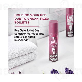 Pee Safe Toilet Seat Lavender Flavour Sanitizer Spray 50 Ml