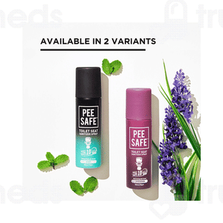 Pee Safe Toilet Seat Lavender Flavour Sanitizer Spray 50 Ml