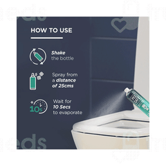Pee Safe Toilet Seat Mint Flavour Sanitizer Spray 300 Ml Pee Safe Toilet Seat Mint Flavour Sanitizer Spray 300 Ml
