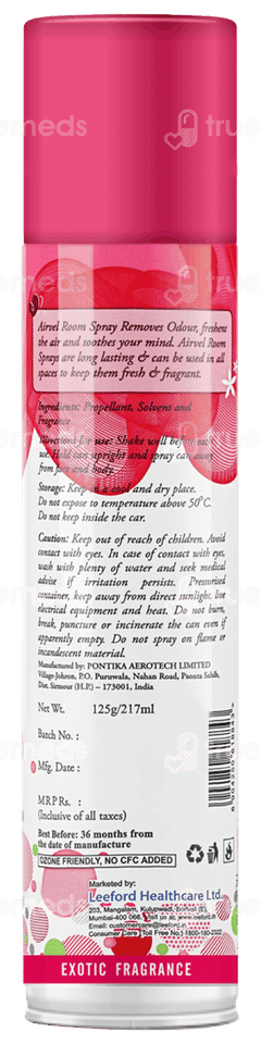 Airvel Majestic Rose Room Spray 125Gm