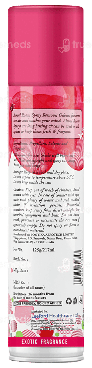 Airvel Majestic Rose Room Spray 125Gm