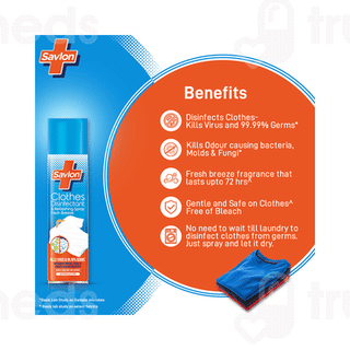 Savlon Clothes Disinfectant And Refreshing Fresh Breeze Spray 230 ML