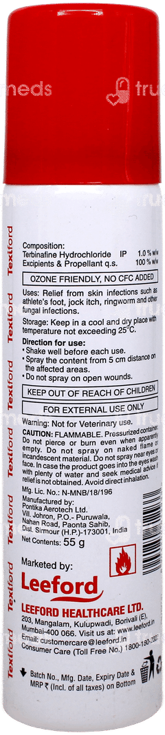 Texiford 1 % Spray 55 GM