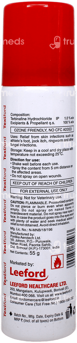 Texiford 1 % Spray 55 GM