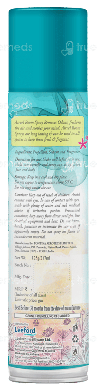 Airvel Floral Crush Room Spray 125 Gm