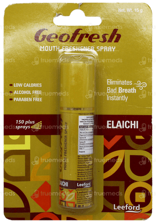 Geofresh Elaichi Flavour Mouth Freshener Spray 15Gm