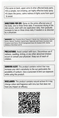 Fixderma Salyzap Body Spray 50ml