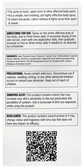 Fixderma Salyzap Body Spray 50ml