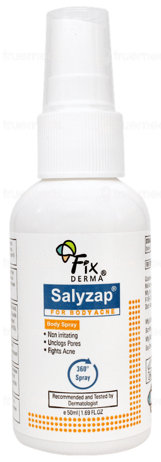 Fixderma Salyzap Body Spray 50ml