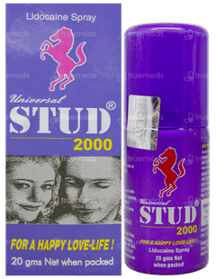 Universal Stud 2000 Spray 20 Gm Universal Stud 2000 Spray 20 Gm