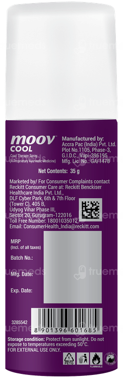 Moov Cool Spray 35gm