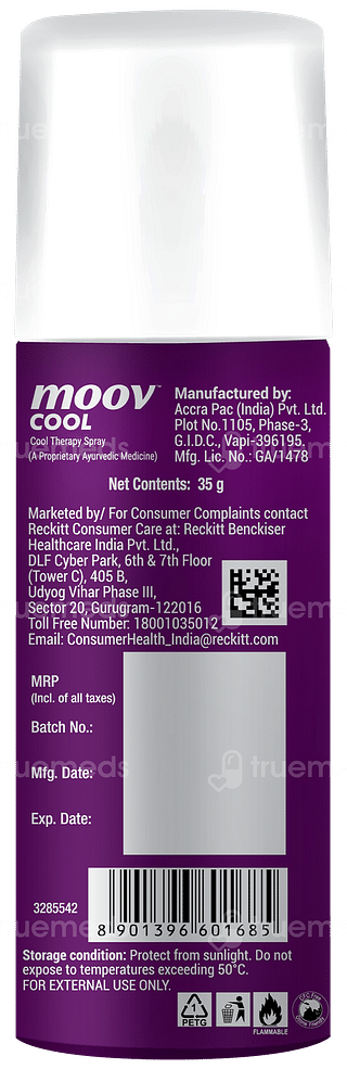 Moov Cool Spray 35gm