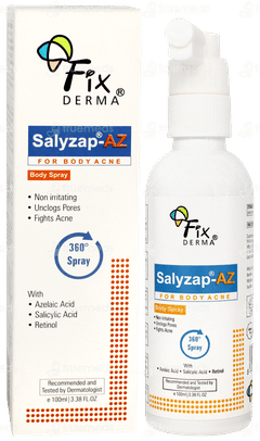 Fixderma Salyzap Az Body Acne Spray 100ml