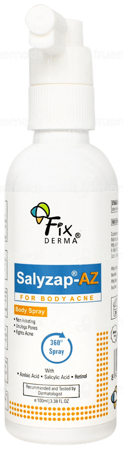Fixderma Salyzap Az Body Acne Spray 100ml