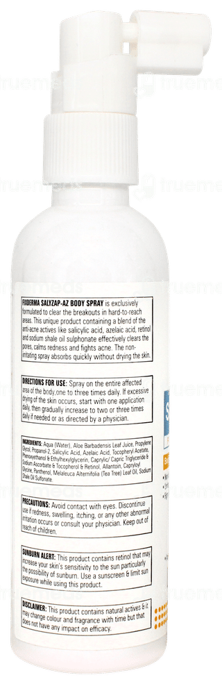 Fixderma Salyzap Az Body Acne Spray 100ml