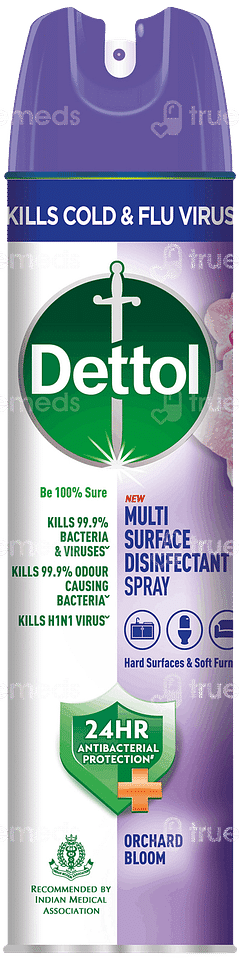Dettol Orchard Bloom New Multi Surface Disinfectant Spray 225ml Dettol Orchard Bloom New Multi Surface Disinfectant Spray 225ml