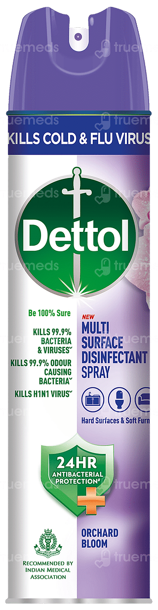 Dettol Orchard Bloom New Multi Surface Disinfectant Spray 225ml