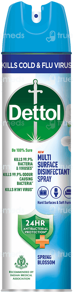 Dettol Spring Blossom New Multi Surface Disinfectant Spray 225ml Dettol Spring Blossom New Multi Surface Disinfectant Spray 225ml