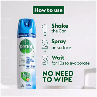 Dettol Spring Blossom New Multi Surface Disinfectant Spray 225ml