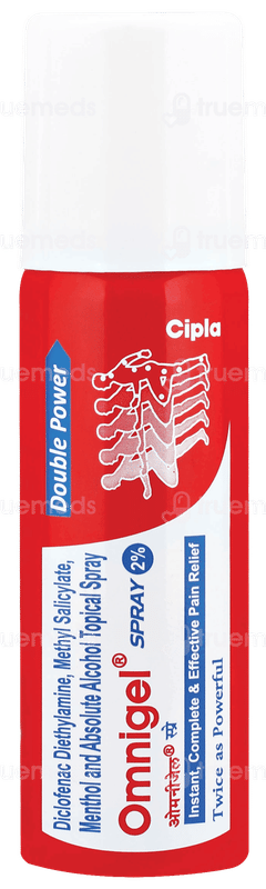 Omnigel 2% Double Power Spray 35Gm