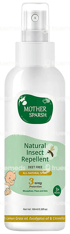 Mother Sparsh Natural Insect Repellent Spray 100ml Mother Sparsh Natural Insect Repellent Spray 100ml