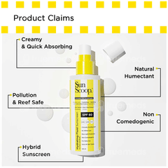 Sun Scoop Hydrating Fluid Spf 60 Pa++++ Face And Body Sunscreen Spray 125ml