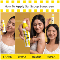 Sun Scoop Hydrating Fluid Spf 60 Pa++++ Face And Body Sunscreen Spray 125ml