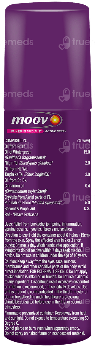 Moov Active Spray 35gm + 15gm Free
