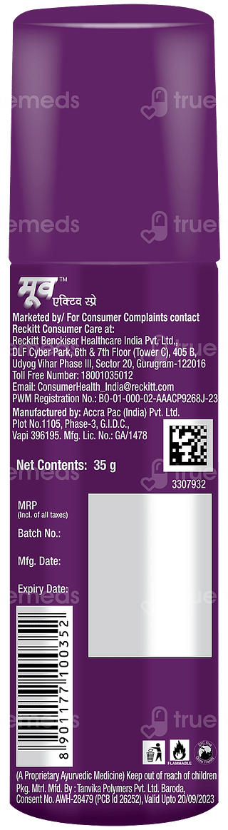Moov Active Spray 35gm + 15gm Free