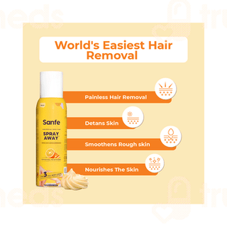 Sanfe Spray Away Hair Removal Spray Foam 200ml