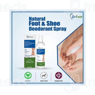 Dr Foot Natural Foot & Shoe Deodorant Spray 100ml