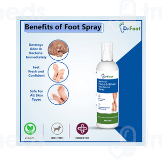 Dr Foot Natural Foot & Shoe Deodorant Spray 100ml