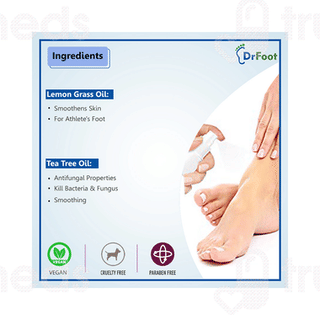 Dr Foot Natural Foot & Shoe Deodorant Spray 100ml