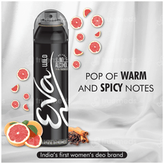 Eva Wild For Women No Alcohol Skin Friendly Deodorant Spray 150ml