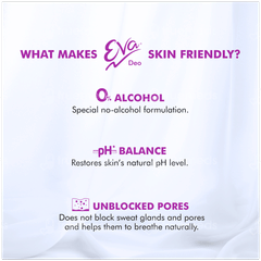 Eva Blush For Women No Alcohol Skin Friendly Deodorant Spray 150ml
