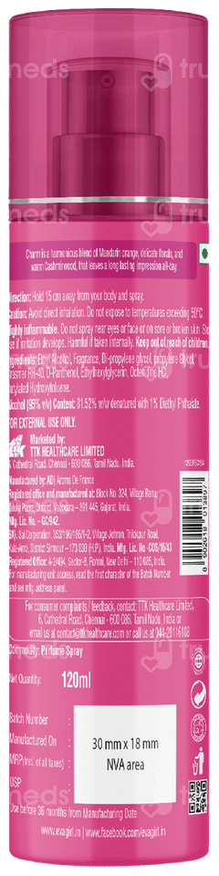 Eva Charm No Gas Perfume Spray 120ml