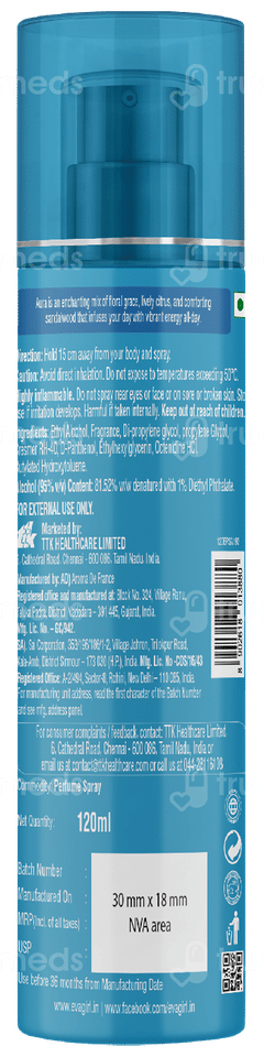 Eva Aura No Gas Perfume Spray 120ml