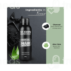 Vi John Master Stroke Charcoal Hair Removal Spray 200gm