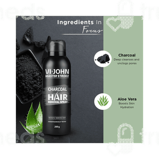 Vi John Master Stroke Charcoal Hair Removal Spray 200gm