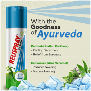 Relispray Spray 95Gm With Relispray Ice Spray 36Gm Free
