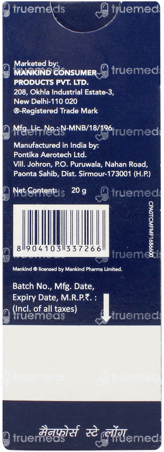 Manforce Stay Long Spray 20gm