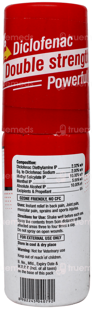 Dicloran 2% Double Strength Powerful Pain Relief Spray 25gm