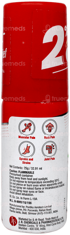 Dicloran 2% Double Strength Powerful Pain Relief Spray 25gm