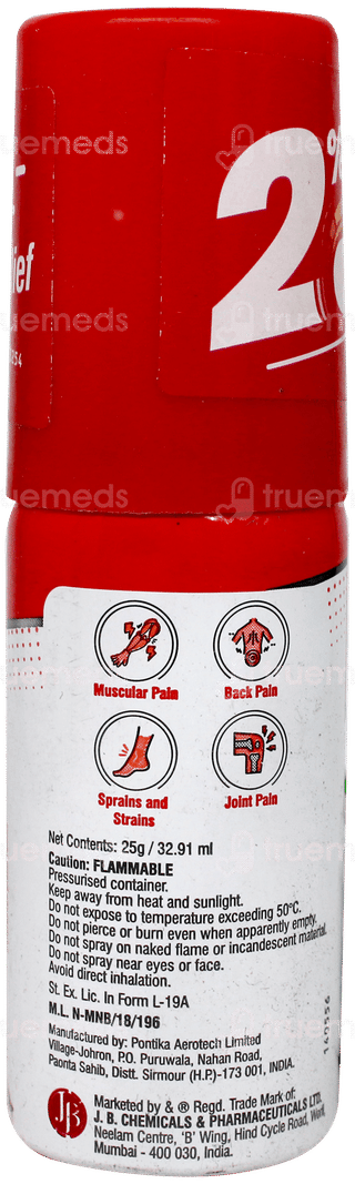 Dicloran 2% Double Strength Powerful Pain Relief Spray 25gm