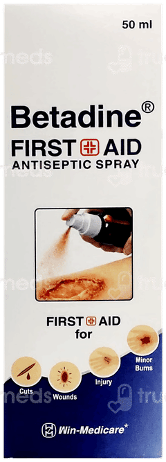 Betadine First Aid Antiseptic Spray 50Ml