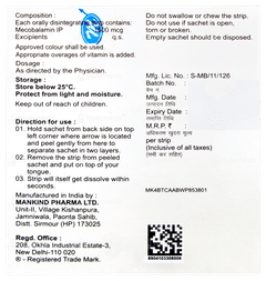 Nurokind Fast Sugar Free Orally Disintegrating Strips 1