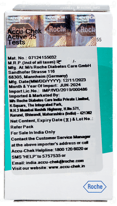 Accu Chek Active Test Strips 25