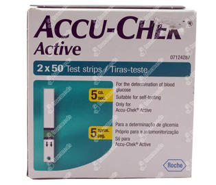 Accu Chek Active Test Strips 50 Pack Of 2