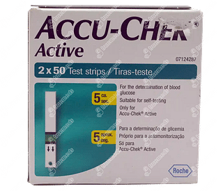 Accu Chek Active Strips 2*50