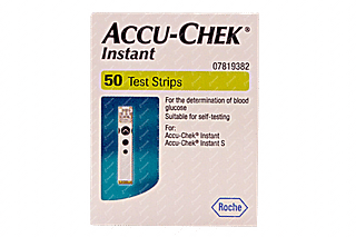 Accu Chek Instant Blood Glucose Test Strips 50